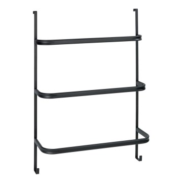 WENKO 24026100 - Håndklædeholder IRPINIA 54,5x77,5 cm sort