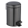 WENKO 24035100 - Affaldsspand LEMAN 17x25 cm rustfrit stål/sort