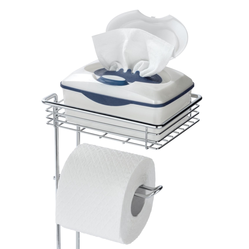 WENKO 24074800 - Toiletpapirholder 16x59 cm i blank krom