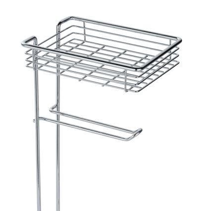 WENKO 24074800 - Toiletpapirholder 16x59 cm i blank krom