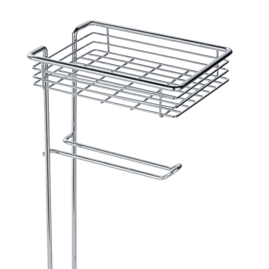 WENKO 24074800 - Toiletpapirholder 16x59 cm i blank krom