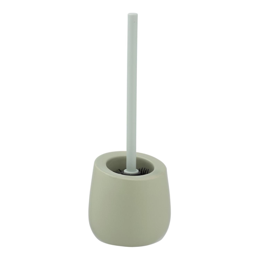 WENKO 24120100 - BADI toiletbørste 13,5 x 38 cm, grøn