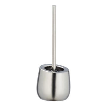 WENKO 24140100 - WC-børste BADI 13,5x38 cm sølv