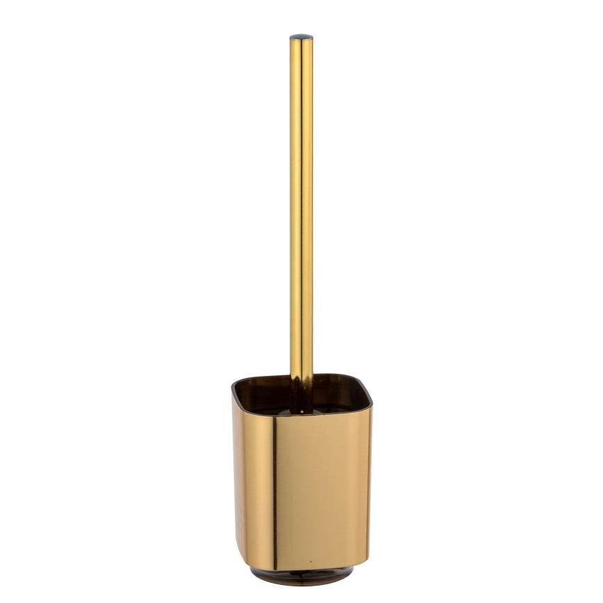 WENKO 24162100 - AURON toiletbørste 9x38,5 cm, guld