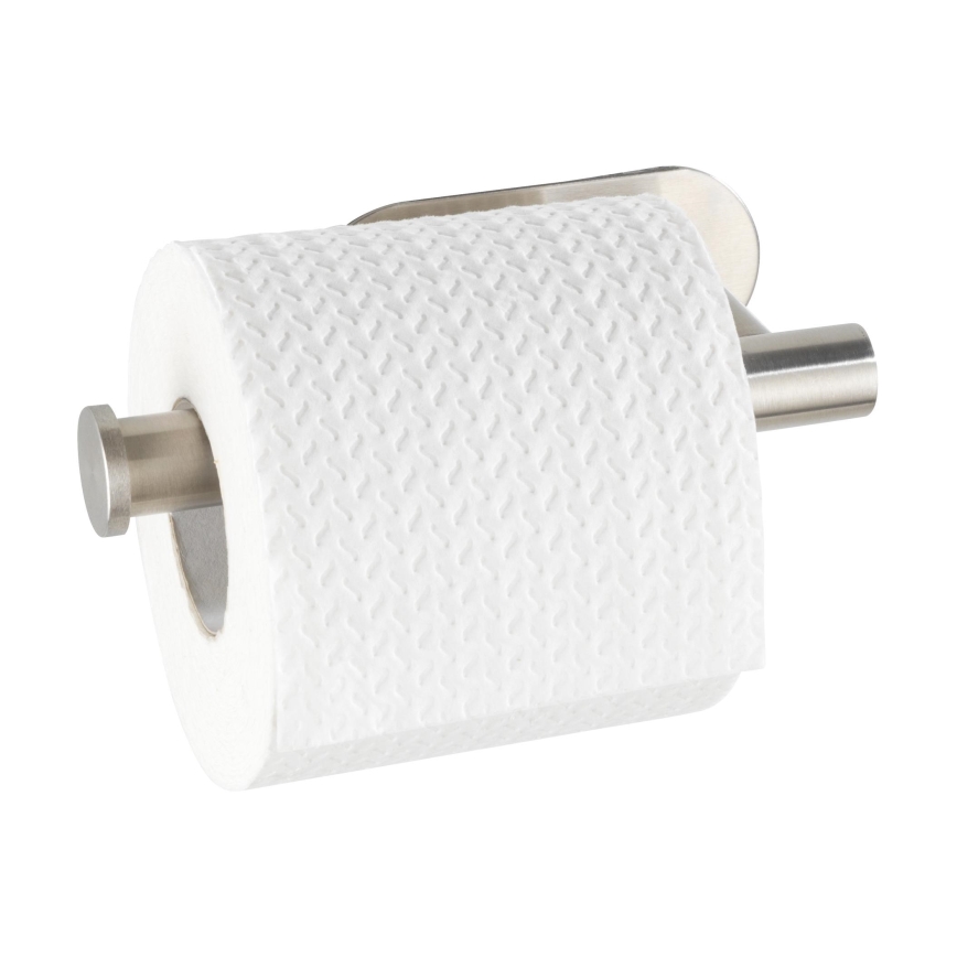WENKO 24166100 - Toiletpapirholder TURBO-LOC OREA MATT 16x7 cm rustfrit stål/sølv