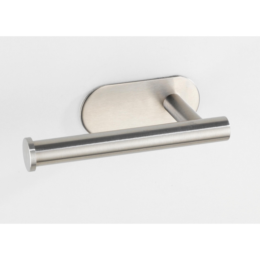 WENKO 24166100 - Toiletpapirholder TURBO-LOC OREA MATT 16x7 cm rustfrit stål/sølv