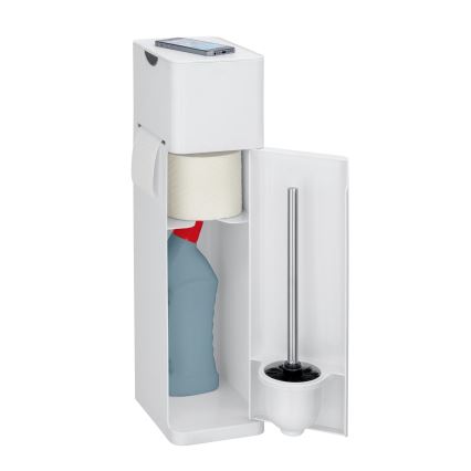 WENKO 24212100 - WC-børste IMON 20x58,5 cm hvid