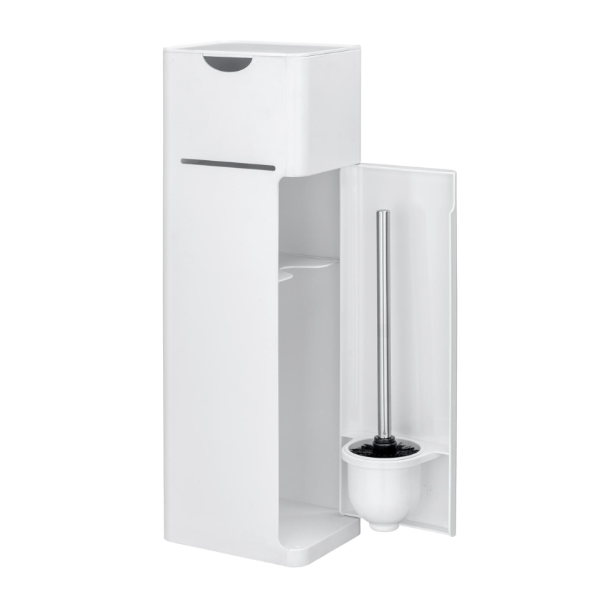 WENKO 24212100 - WC-børste IMON 20x58,5 cm hvid