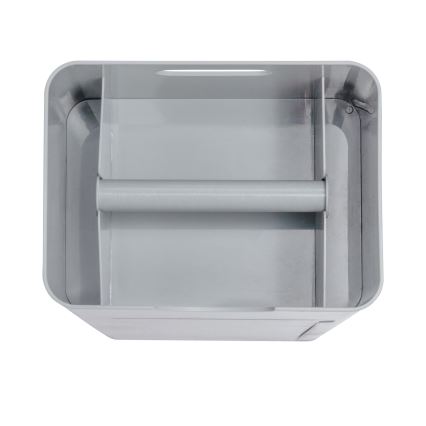 WENKO 24213100 - Toiletbørste IMON 20x58,5 cm, grå