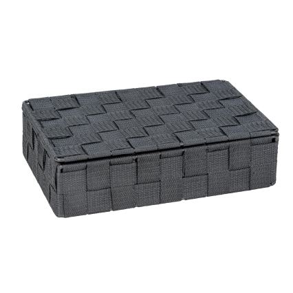 WENKO 24223100 - Kurv ADRIA 26x17 cm grå/antracit