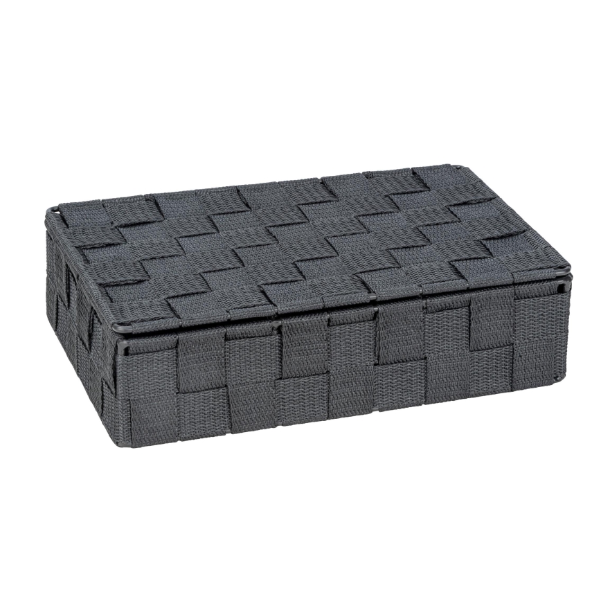 WENKO 24223100 - Kurv ADRIA 26x17 cm grå/antracit
