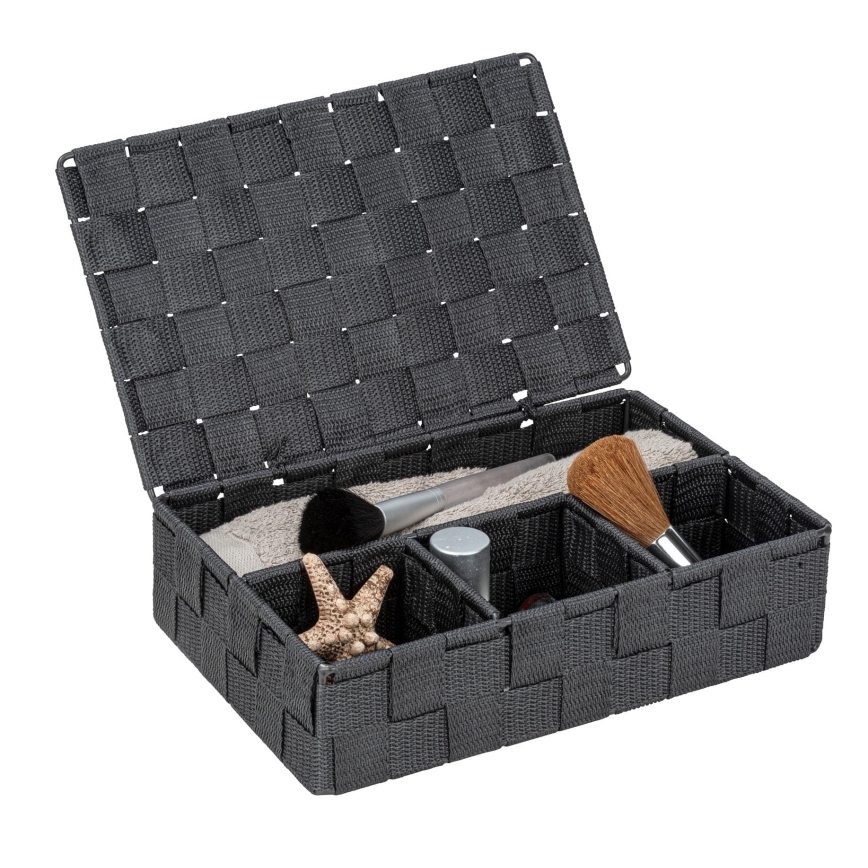 WENKO 24223100 - Kurv ADRIA 26x17 cm grå/antracit