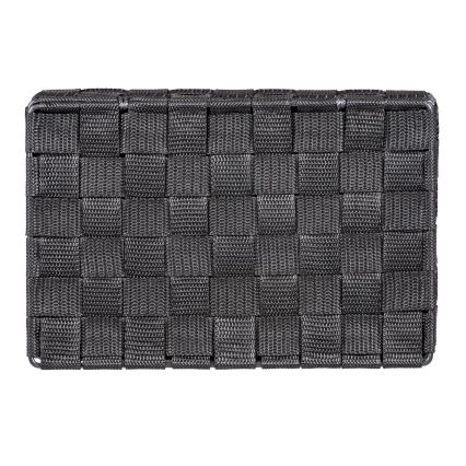 WENKO 24223100 - Kurv ADRIA 26x17 cm grå/antracit