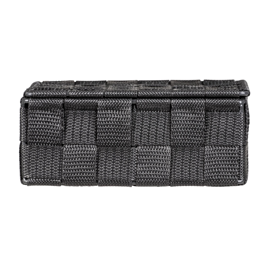 WENKO 24223100 - Kurv ADRIA 26x17 cm grå/antracit