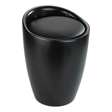 WENKO 24229100 - Skammel CANDY 36x50,5 cm sort