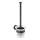 WENKO 24243100-WC toiletbørste BOSIO BLACK 10x35 cm rustfrit stål/sølv/satin