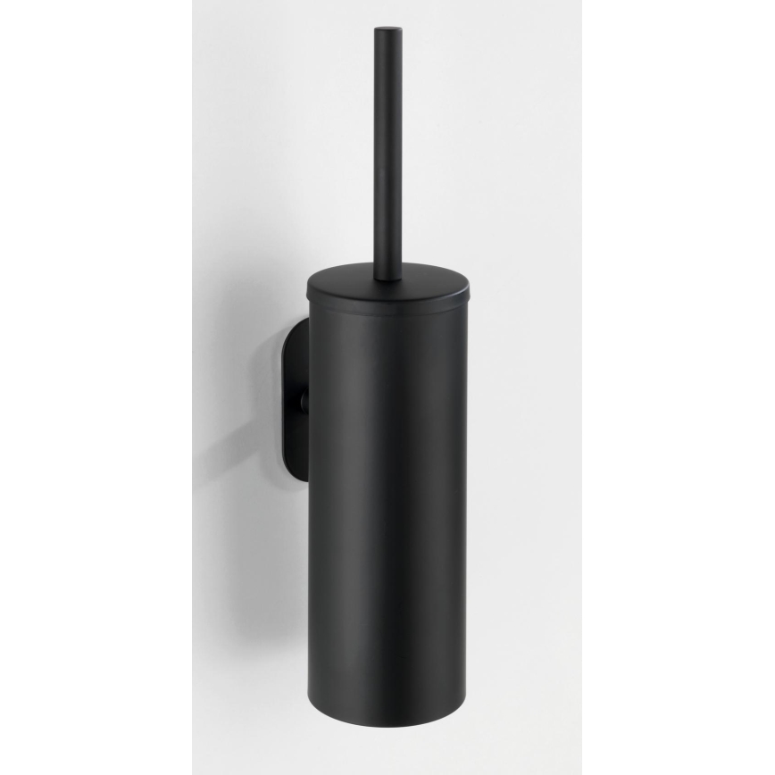 WENKO 24289100-WC-børste TURBO-LOC OREA BLACK 9x39,5 cm rustfrit stål/sort