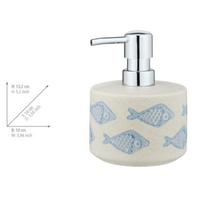 WENKO 24311100 - Sæbedispenser AQUAMARIN 475 ml beige