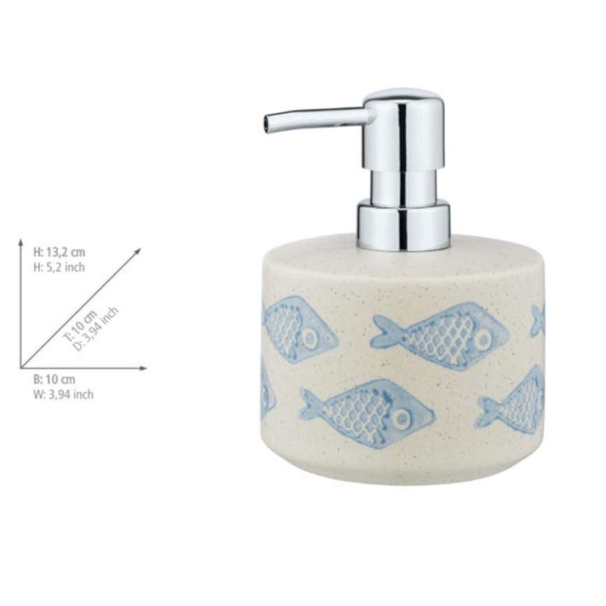 WENKO 24311100 - Sæbedispenser AQUAMARIN 475 ml beige