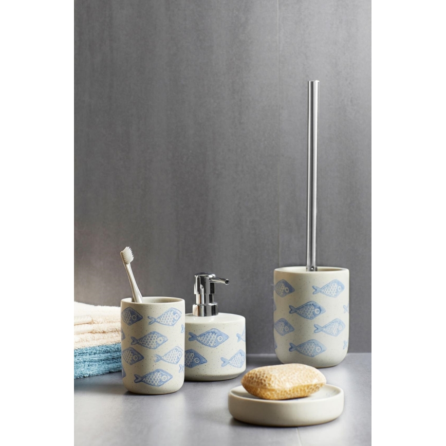 WENKO 24313100 - WC-børste AQUAMARIN 10x40 cm beige