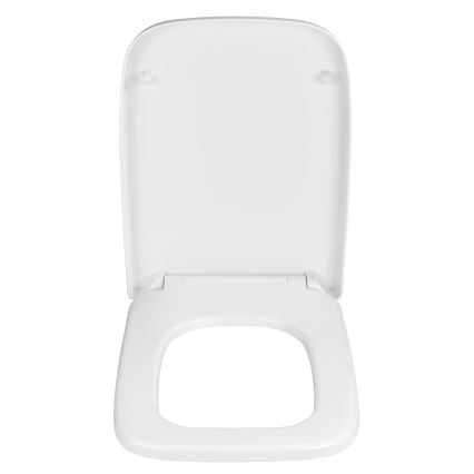 WENKO 24334100-Toiletsæde EKSKLUSIV 46,5x37 cm hvid/sølv