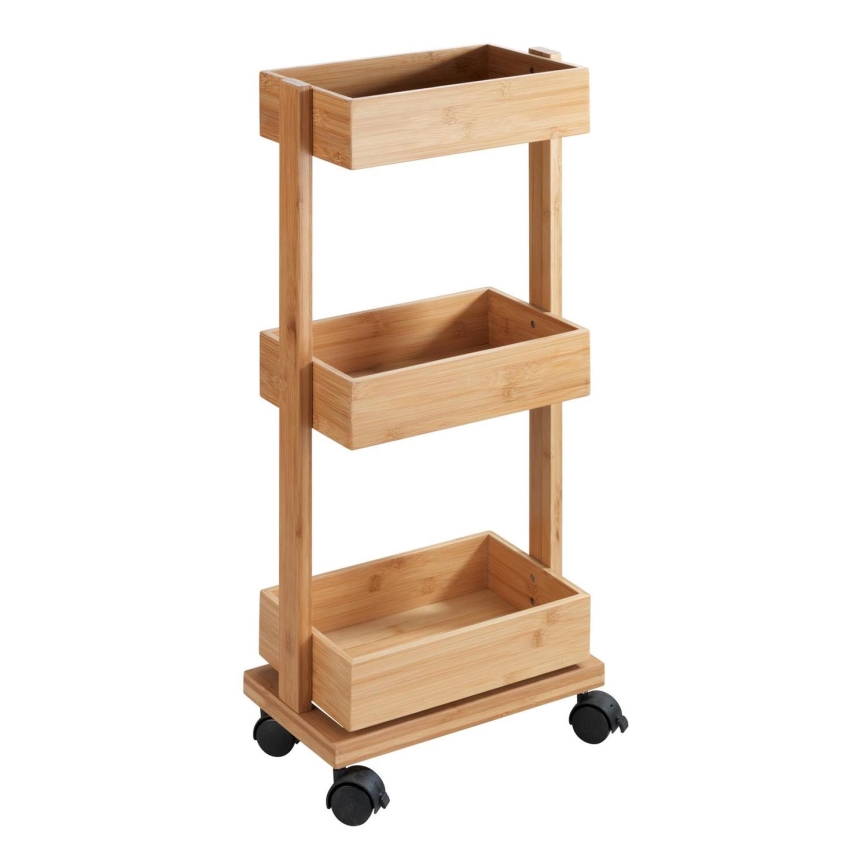 WENKO 24390100 - Reol TORTONA 18x71,5 cm brun/sort