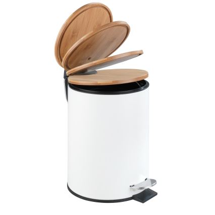 WENKO 24392100 - Kurv TORTONA 17x23,5 cm hvid/brun/sort