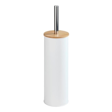 WENKO 24393100 - WC børste TORTONA 9,5x38,5 cm hvid/brun