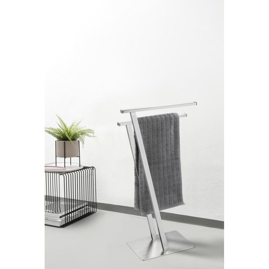 WENKO 24397100 - Håndklædeholder LIRIO 20x76,5 cm rustfrit stål/satin