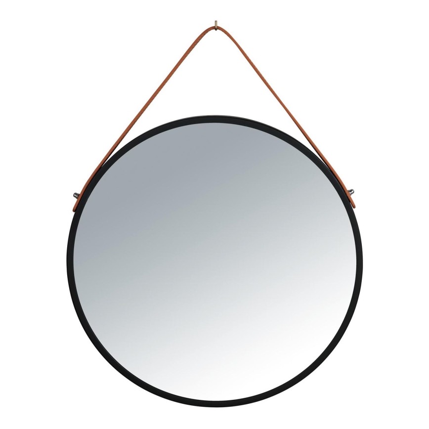 WENKO 24424100 - Spejl BORRONE 40x40 cm sort/sølv