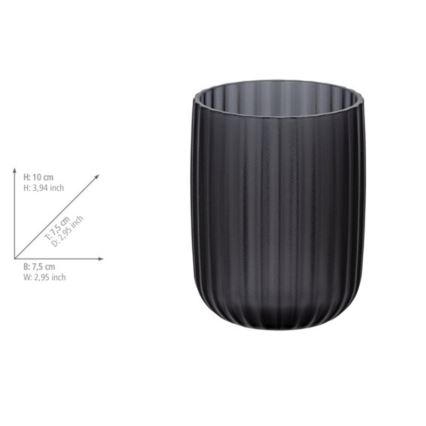 WENKO 24489100 - Bæger AGROPOLI 7,5x10 cm grå