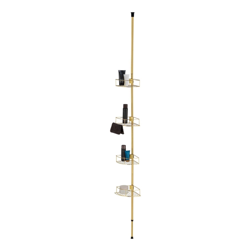 WENKO 24569100-Hjørnehylde DOLCEDO 31x275 cm guld
