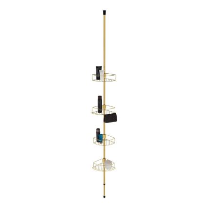 WENKO 24569100-Hjørnehylde DOLCEDO 31x275 cm guld