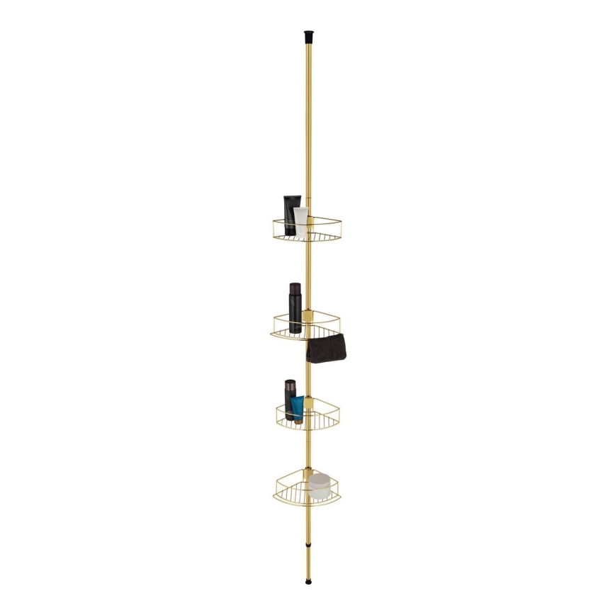 WENKO 24569100-Hjørnehylde DOLCEDO 31x275 cm guld