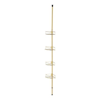 WENKO 24569100-Hjørnehylde DOLCEDO 31x275 cm guld