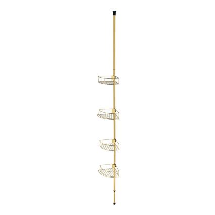 WENKO 24569100-Hjørnehylde DOLCEDO 31x275 cm guld