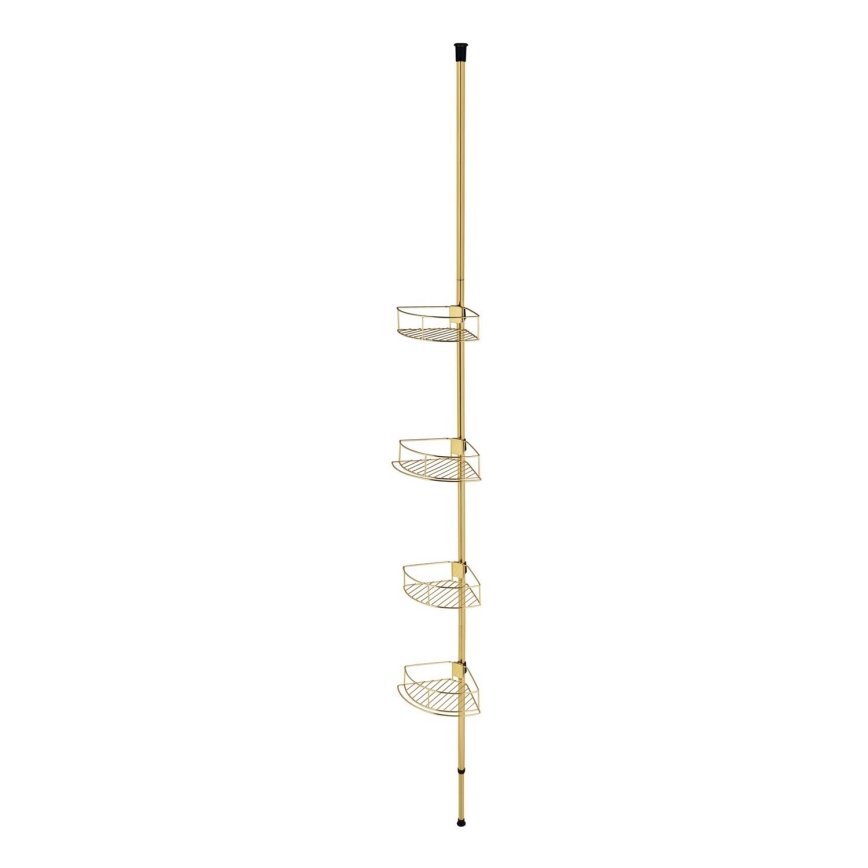 WENKO 24569100-Hjørnehylde DOLCEDO 31x275 cm guld