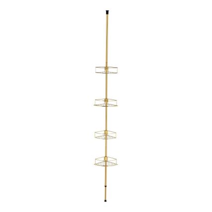 WENKO 24569100-Hjørnehylde DOLCEDO 31x275 cm guld