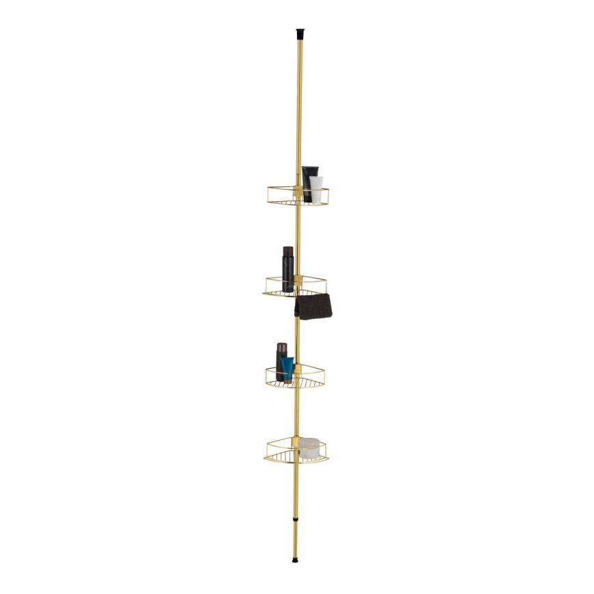 WENKO 24569100-Hjørnehylde DOLCEDO 31x275 cm guld