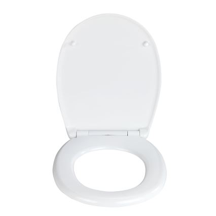 WENKO 24571100-WC toiletsæde VORNO NEO 46 x 37 cm hvid/sølv
