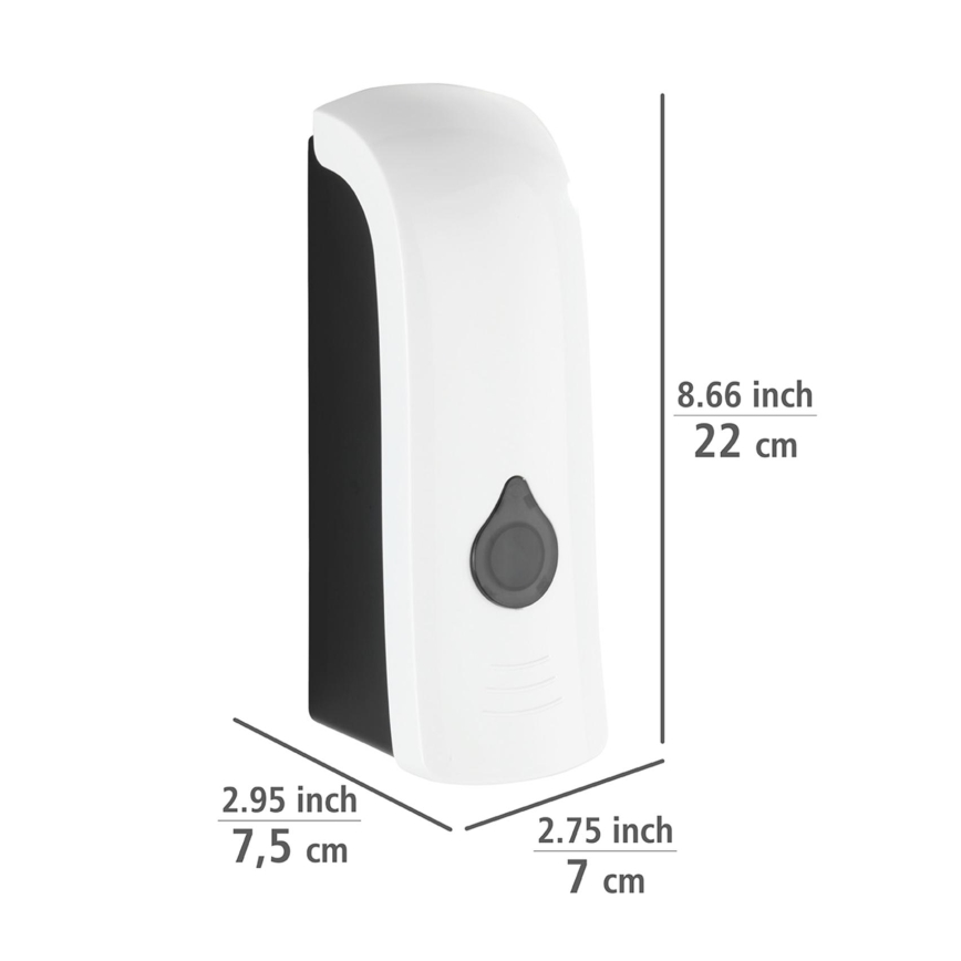 WENKO 24588100-Sæbedispenser RANERA 740 ml hvid/sort