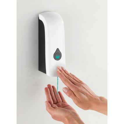 WENKO 24588100-Sæbedispenser RANERA 740 ml hvid/sort