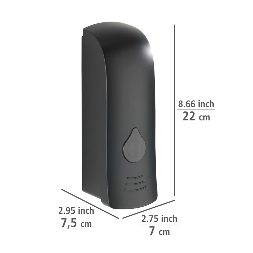 WENKO 24589100-Sæbedispenser RANERA 280 ml sort