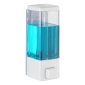 WENKO 24594100-Sæbedispenser ISTRES 320 ml hvid/klar