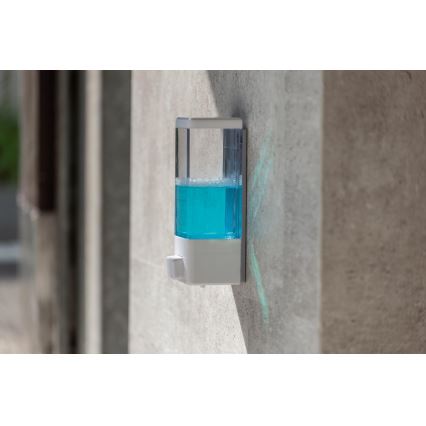 WENKO 24594100-Sæbedispenser ISTRES 320 ml hvid/klar