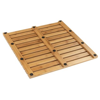 WENKO 24610100 - BAMBUSA-måtte 50 x 50 cm, brun