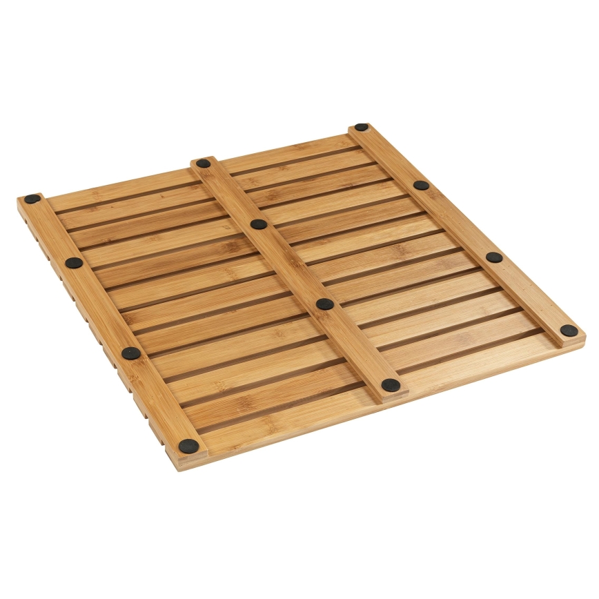 WENKO 24610100 - BAMBUSA-måtte 50 x 50 cm, brun