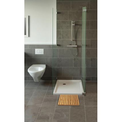 WENKO 24610100 - BAMBUSA-måtte 50 x 50 cm, brun