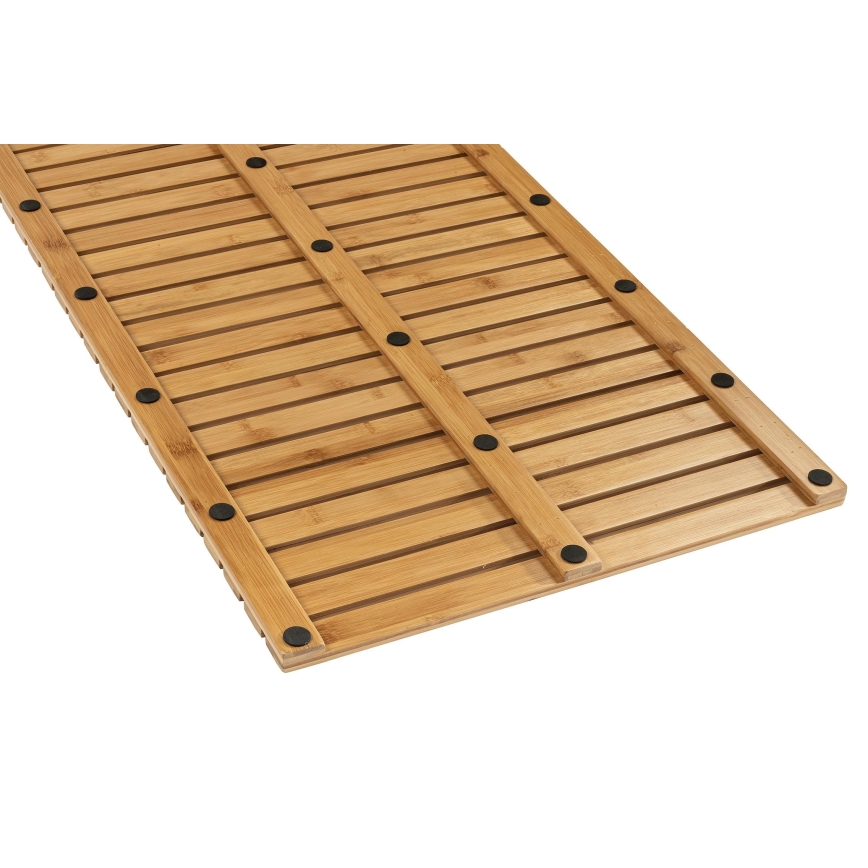 WENKO 24611100 - Dørmåtte BAMBUSA 100x50 cm, brun
