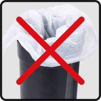 WENKO 24635100 - Kurv LEMAN 17x25 cm blå/sort